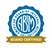 ABIM board certification badge